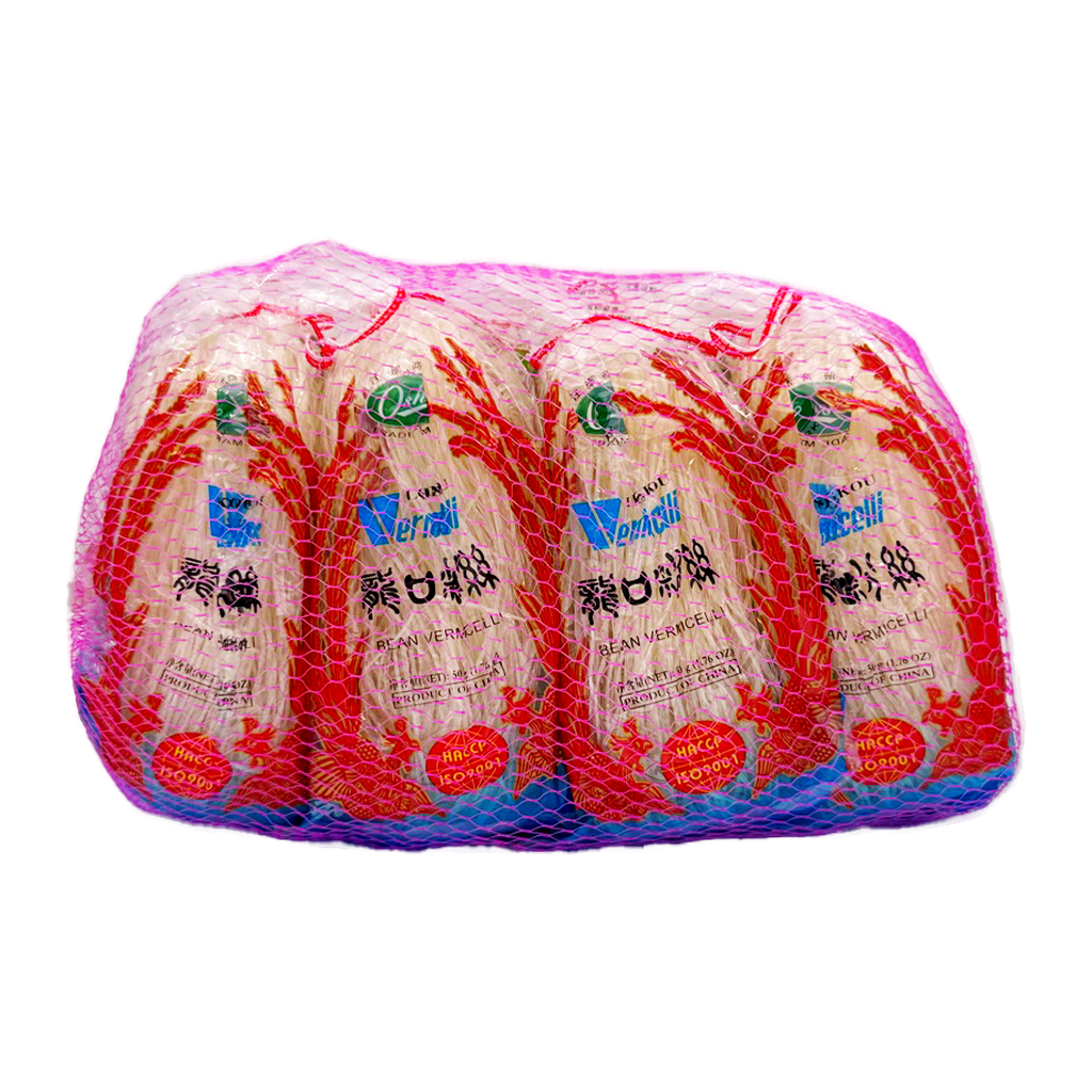 Osha Pink Net Bean Vermicelli 8P