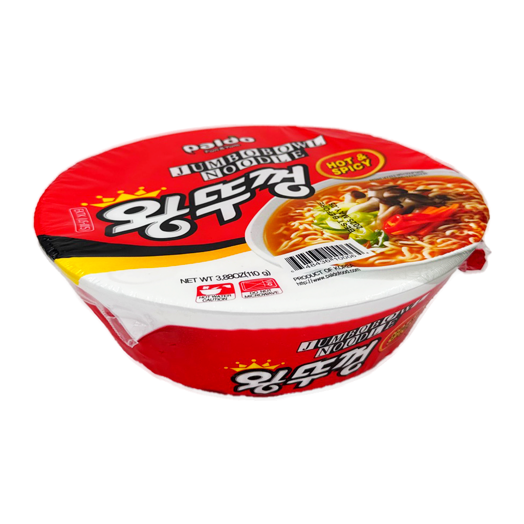 Paldo Jumbobowl Noodle Hot Spicy 110G