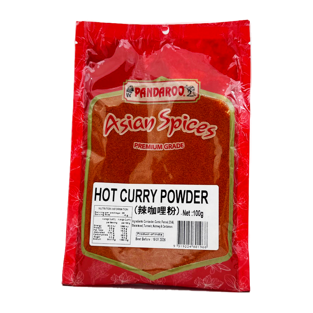 Pandaroo Curry Pow Hot 100G