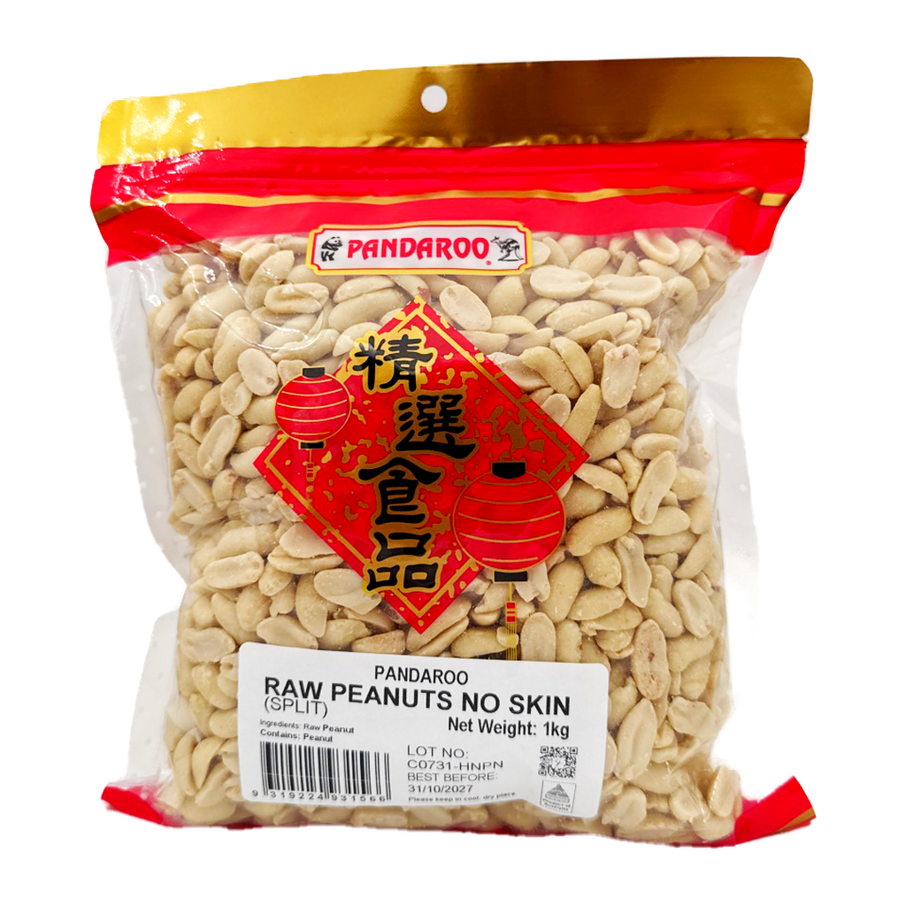 Pandaroo Raw Peanut No Skin Split 1Kg