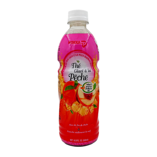 Pokka Ice Peach Tea 500Ml Bottle