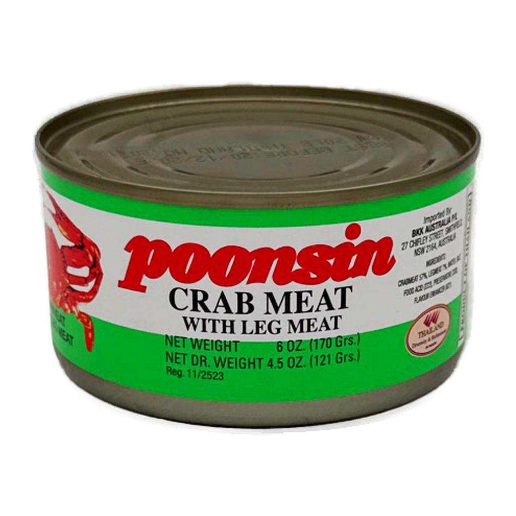 Poonsin Crab Meat 170G Green