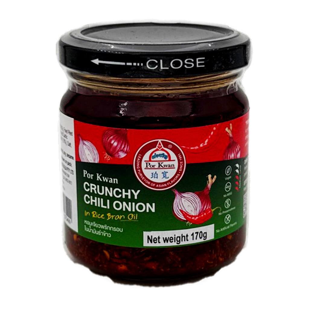 Por Kwan Crunchy Chili Onion 170G