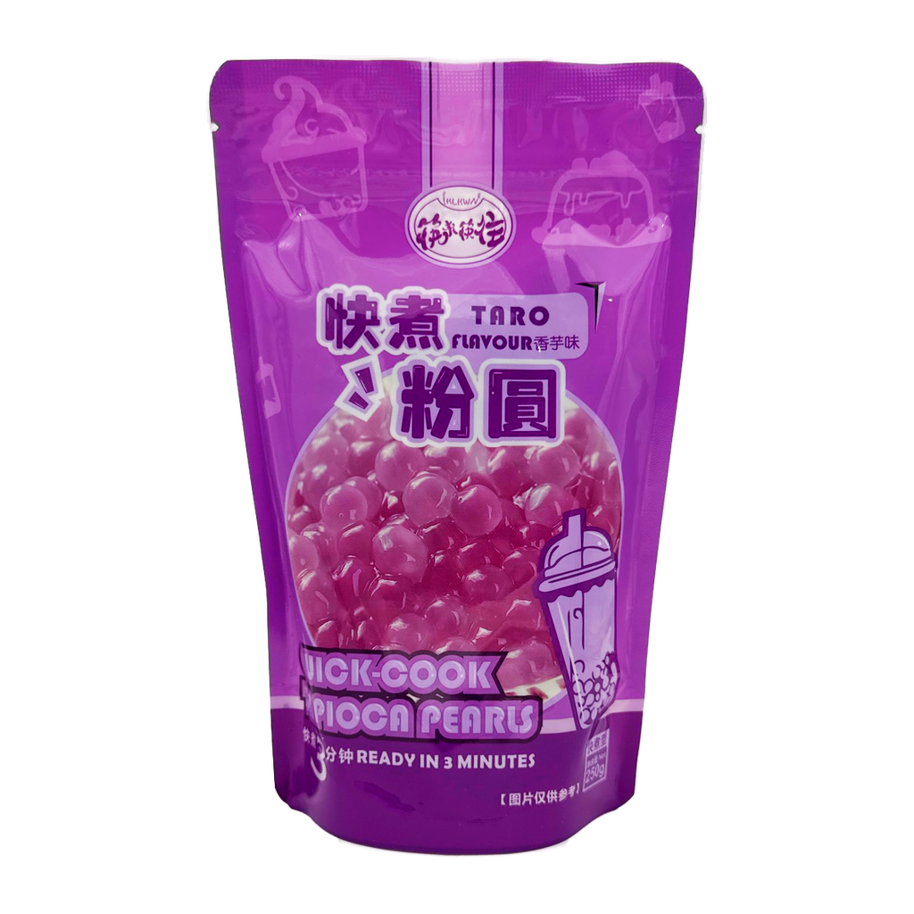 Q Cook Tapioca Pearl Taro Flavour 250G