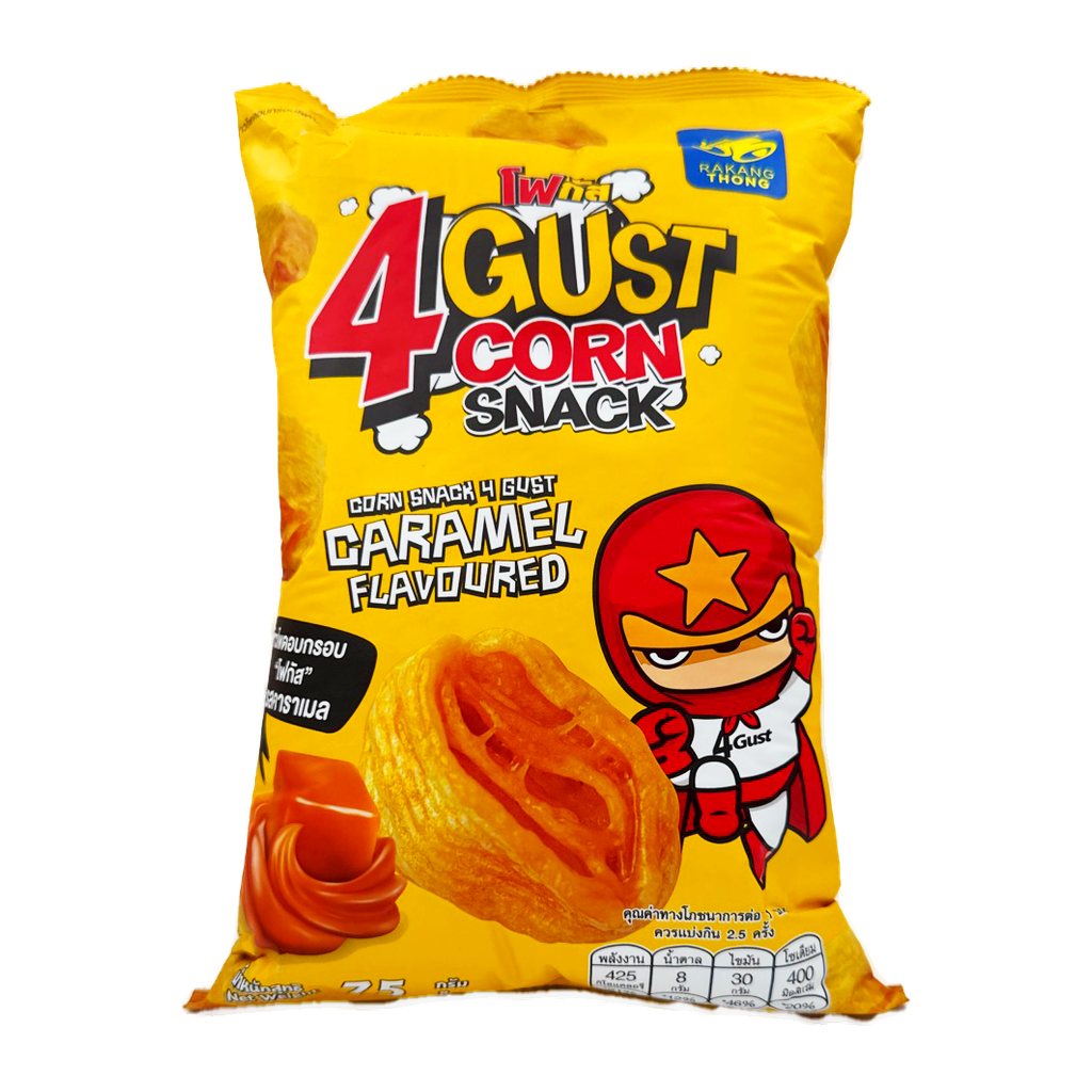 Rakang Thong Corn Snack 4 Gust Caramel 75G