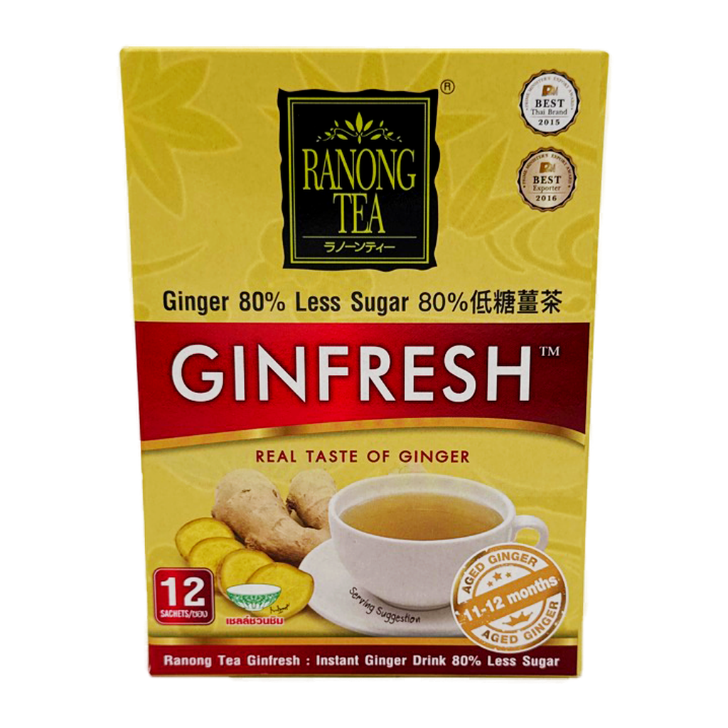 Ranong Tea Low Sugar Ginger Tea 180G
