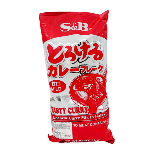 S&B Torokeru Curry Flake Mild 1Kg Red