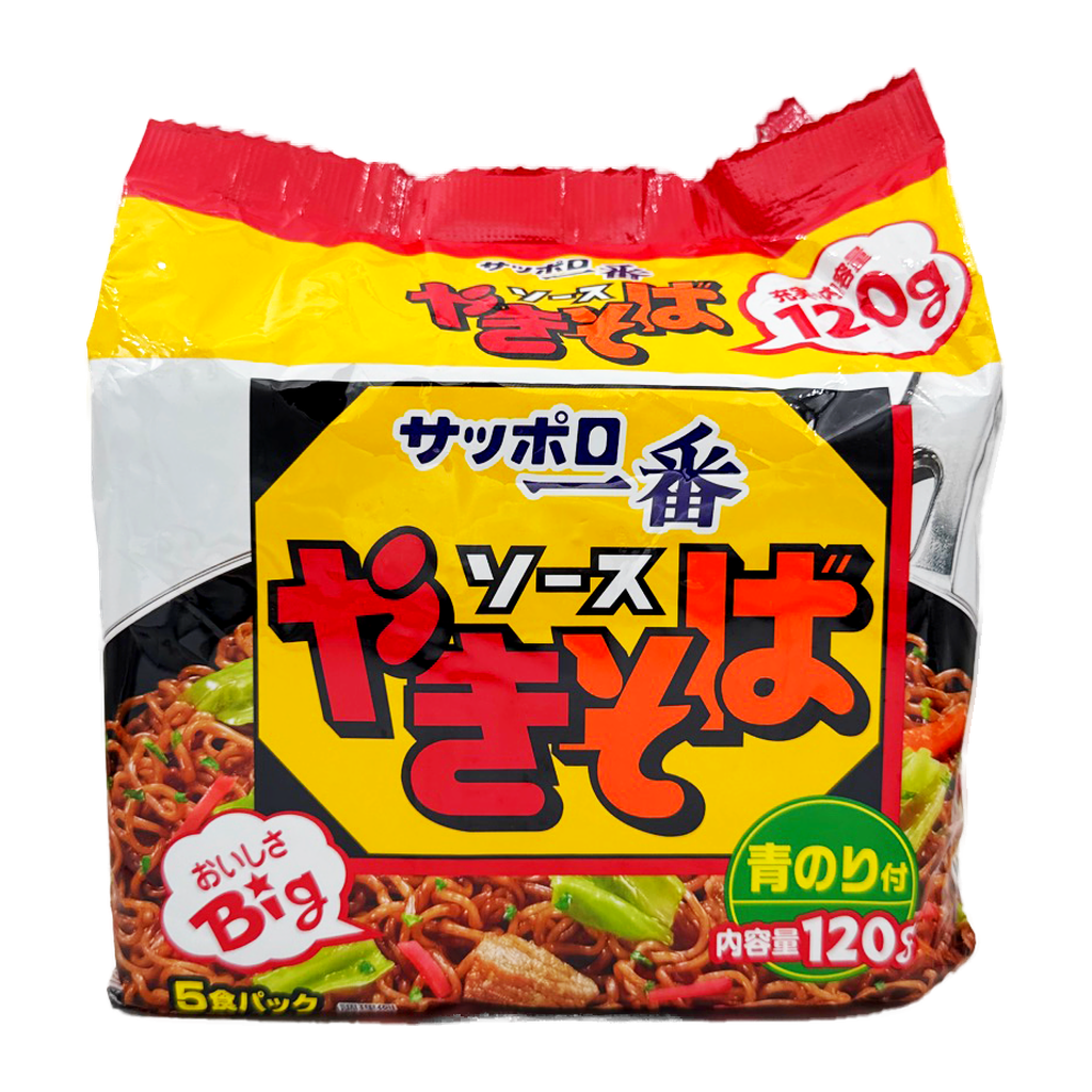 Sanyo Sapporo Ichiban Sauce Yakisoba 5Pcs