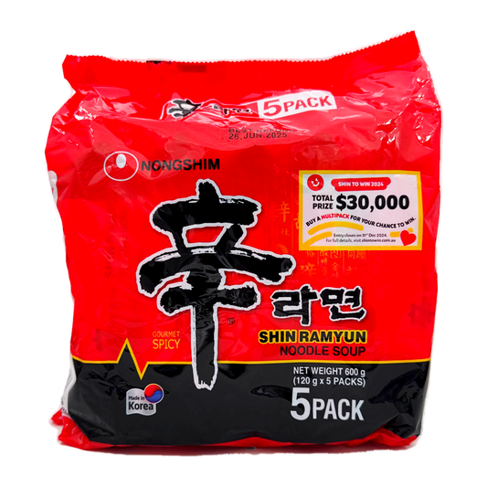 Shin Ramyun Noodle 120G 5Pk