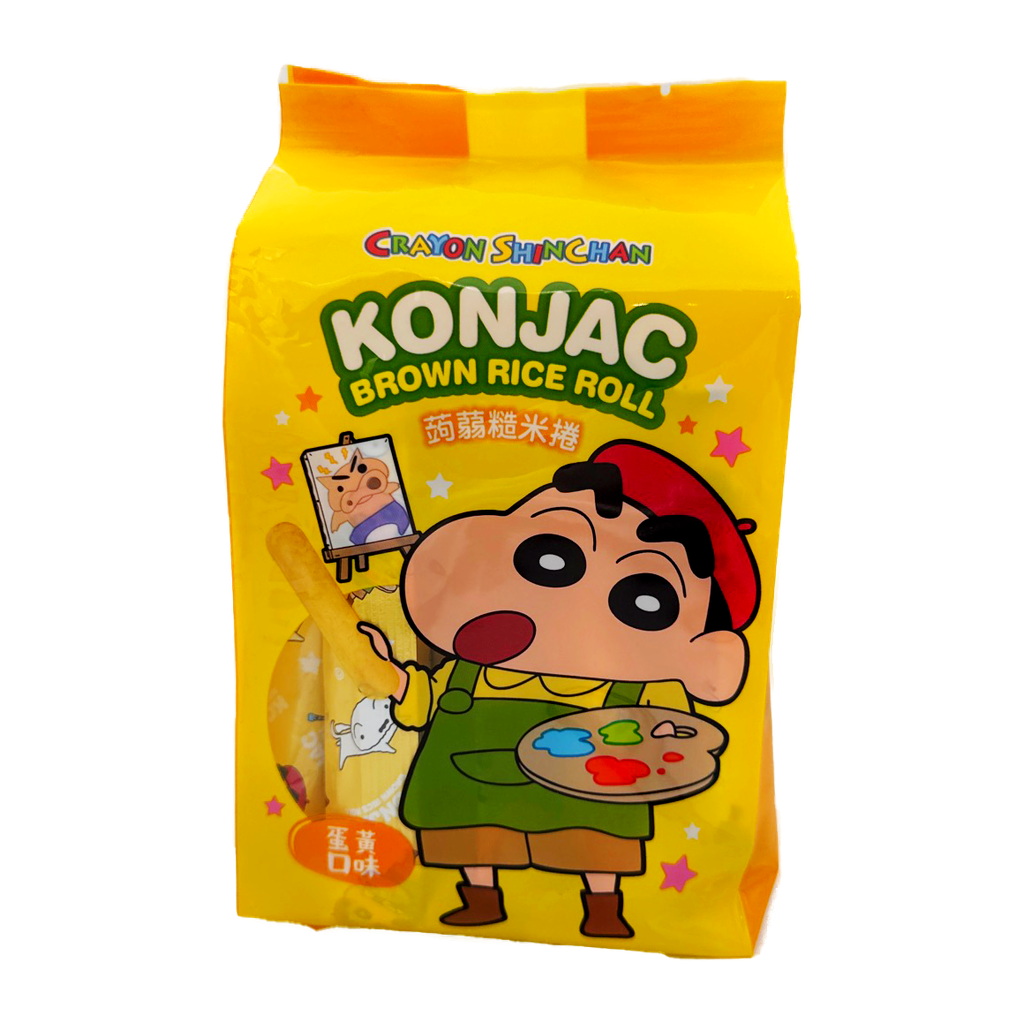 Shinchan Konjac Rice Roll 130G (Custard Flavour.)