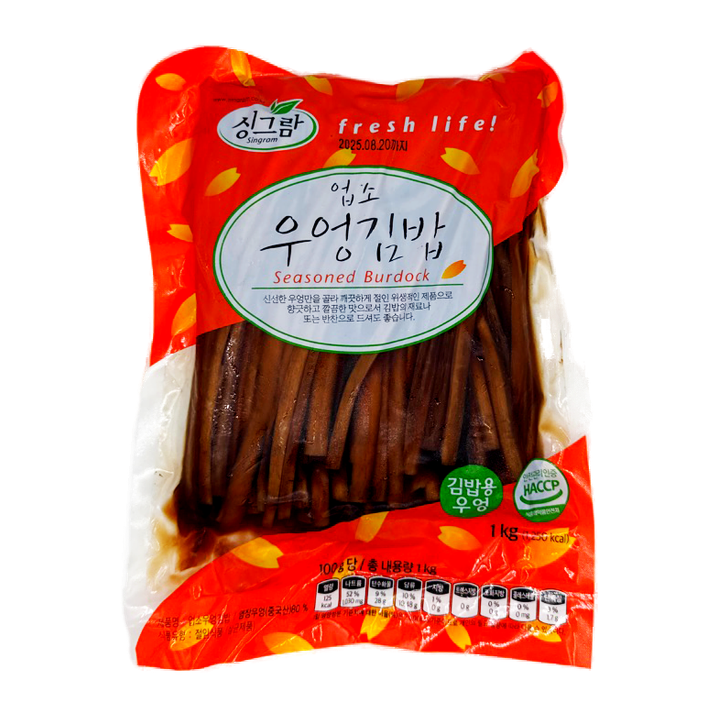 Singram Seasoned Burdock Kimbab 1Kg