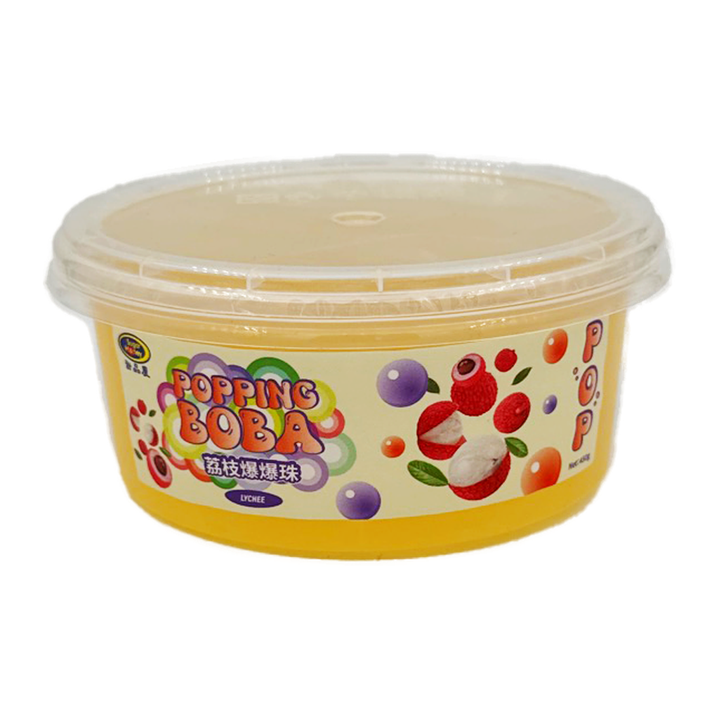Sugar House Popping Boba Lychee Flavour. 450G