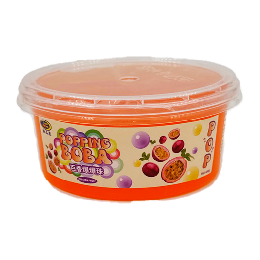 Sugar House Popping Boba Passion Flavour. 450G