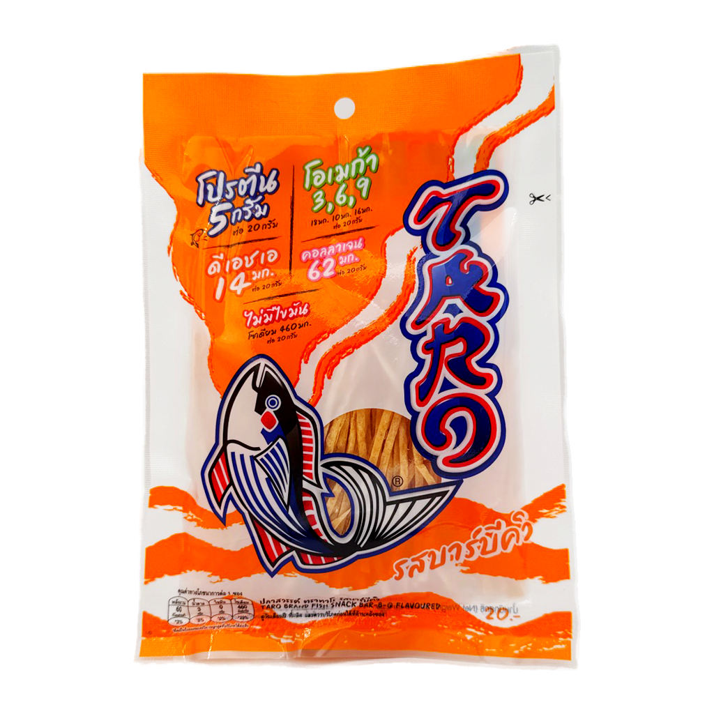 Taro Fish Snack Bbq 38.4G
