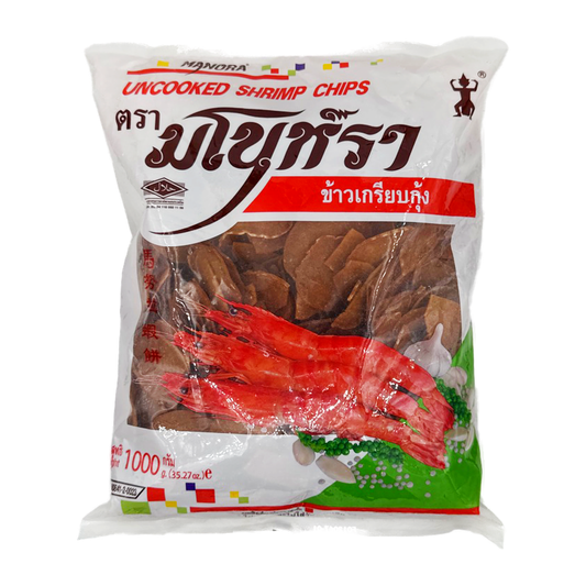 UNCOOKED SHRIMP CHIPS 1KG MNR