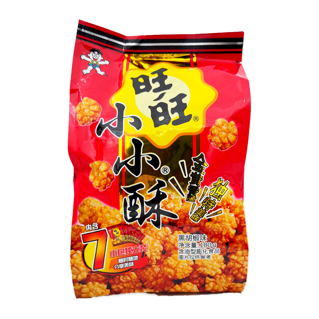 Want Want Little Cracker Value Pack 7P Black Pepper