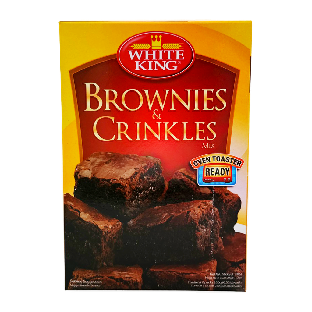 White King Brownies & Crinkles Mix 500G