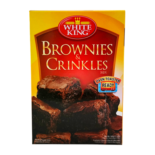 White King Brownies & Crinkles Mix 500G