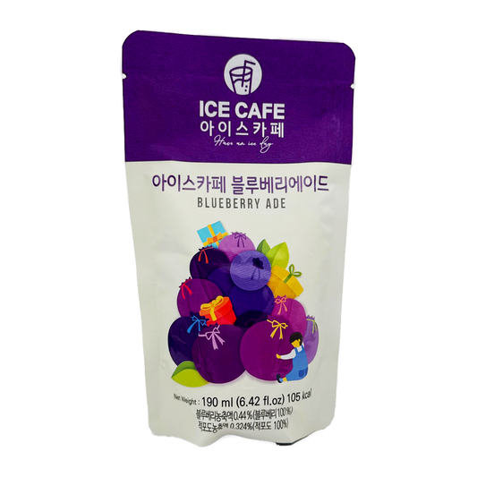 Wooshin Ice Cafe Blueberry Ade 190Ml