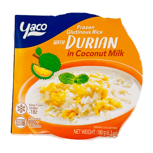 Yaco Glu Rice With Durian Coconut Milk 180G